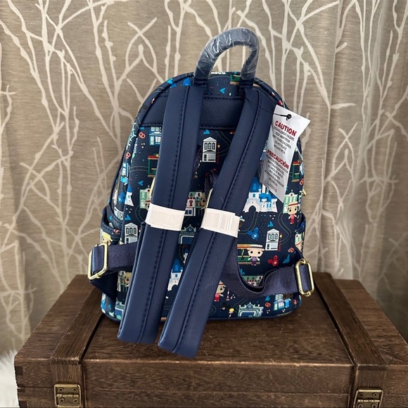 DISNEY DISNEYLAND PARK LOUNGEFLY BACKPACK DAPPER DAPPER DANS MAIN STREET NEW HTF - Picture 4 of 8